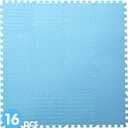 Coolcandy EVA Foam Play Mat, 16 Tiles Colorful Baby Play Mat, Square Kids Playmat with Solid Colored, 0.4" Thickened Interlocking Foam Floor Tiles, Puzzle Play Mat For Baby Lying, Playing (Light Blue)