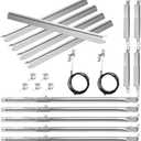 Grill Replacement Parts for Charbroil Performance 5 Burner 463448021 463450022 463455021 4 Burner 463365021 463350521 463354021 G327-2100-W1 Burner,G325-0002-W1 Heat Plates Grill Parts for Char-Broil
