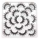 Losha False Eyelashes 10 Pairs Wispy Faux Mink Lashes Soft 3D Volume Fake Eyelashes Handmade Reusable False Lashes Dramatic Long Eye Lashes Pack (Glam)
