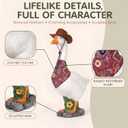 23 Inch Large Porch Goose Statue with Removable Hat and Bandana