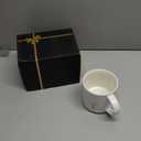 MNZZ Monogrammed Ceramic Large Coffee Mug Tea Cup Women Gift Flight Attendant Pet Sitter Secretary Hairdress Caregiver Musicians Dancer Cheerleaders Hairstylist Nanny Hair Stylist Nail Technician,F