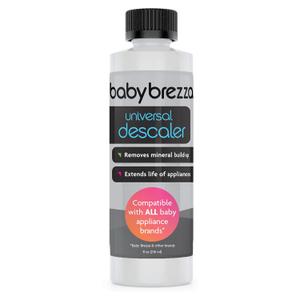 Baby Brezza Descaler 8 oz. Made in USA. Universal Descaling Solution for Baby Brezza and other baby appliances. Removes mineral build-up and extends your machines lifespan
