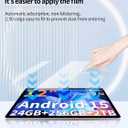 UYRUREL Screen Protector for Relndoo TAB9 Android 15 12-inch Tablet, Anti-Scratch 9H Hardness Touch Sensitive 2.5D Rounded Edges Bubble Free Easy to Install,2 Pack.