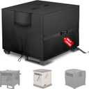 Garden Hose Storage Box Cover  Weather-Resistant Protective Cover for Outdoor Hose & Storage Box, Protects Against Sunlight, Rain, Snow, Sandstorms  Black (0-150FT)