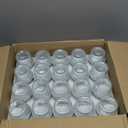 40 Pack Small Mason Jars, 4oz Mini Mason Jars, Canning Jars With Black Lids For Dessert, Honey, DIY Candle