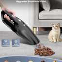 Handheld Vacuum Cordless Mini Car Vacuum Cleaner Portable and Rechargeable with Powerful Suction for Car Home Office and Pet Hair with HEPA Filter and Lightweight