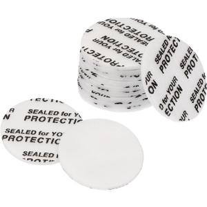PATIKIL 18mm/0.7inch Pressure Sensitive Seal, 500 Pack Adhesive PS Foam Lid Cap Liners Resistant Tamper for Plastic Glass Jar Bottle Cap Seals