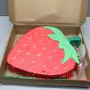 Sotiff 17" Strawberry Piñata Summer Fruit Piñata for Strawberry Birthday Party Summer Fruit Themed Party Game Supplies with Stick Eye Mask Confetti