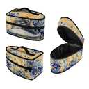 Rchsmod Paint Splatter Print Steam Iron Case Waterproof & Dustproof Iron Storage Bag with Handle Protective Steamer Carrying Case Iron Accessories, Case Only