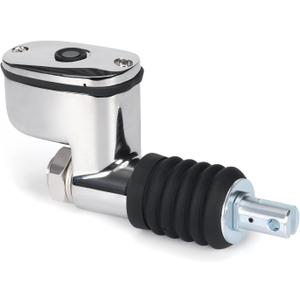 3/4" Rear Brake Master Cylinder Assembly with Nut Compatible with Harley-Davidson Touring Electra/Street/Road Glide Road King 1999-2007 and Softail 2000-2011, Replace 41755-99 & 41767-05