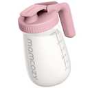 Momcozy Breast Milk Pitcher, Resistant to Heat and Cold Abrupt Temp Swings, No Leak Breast Milk Fridge Storage Container with Wide Mouth, Fast Baby Formula Maker, Breastfeeding Essentials, Pink