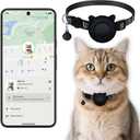 GPS Cat Collar Tracker  Bluetooth Pet Locator for Cats | Works with Android & Google Find My Device | Ideal for Pet Parents!