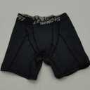 Youth Boys Football Baseball Compression Shorts w/Cup Protector Athletic Sliding Underwear Lacrosse Cricket (Large, Black)