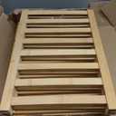 Shoe Rack, 4-Tier Long Shoe Rack for Entryway, Bamboo Wood Shoe Shelf for Closet & Hallway, Long 33IN | Beautiful | Functional | Sturdy | Durable