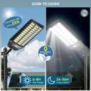 VOOJOY 12000W Solar Street Light Outdoor, Commercial Solar Lights Outdoor