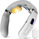 Neck Massager with Heat, Neck Massager for Pain Relief Deep Tissue, Multiple Mode Adjustment, Portable and Suitable for Travel and Home-White