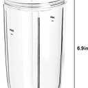 Replacement 32oz cup and 24oz cup with to go lids and Twist Blade Compatible for NutriBullet Select Blender 1200/nutribullet PRO 1000 &Blender Combo not for ZNBF30400Z/ZNBF30500Z