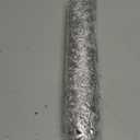 Wintop 15"×13.5" Pressed Vinyl Metallic Placemats for Dining Table Decoration, Set of 6, Snowflake Silver