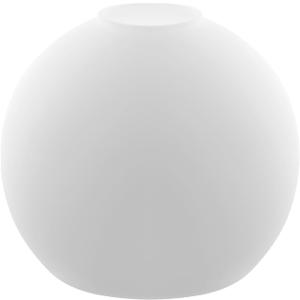 Frosted White Glass Globe Lampshade Double Hole Fixture Replacement Shade, Diameter 10"