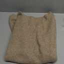 Saodimallsu Womens Oversized Sweater Dress Fall V Neck Ribbed Knit Long Sleeve Casual Loose Mini Pullover Dresses (X-Large, Khaki)