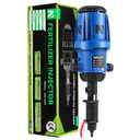 NEWTRY Fertilizer Injector for Drip Irrigation, 0.4%-4% Adjustable Dosing Pump, 3/4'' NPT Water Powered Liquid Doser for Garden, Greenhouse, Irrigation & Hydroponic System, Farm, Grow Tent