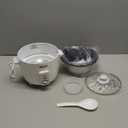 Aroma Housewares Aroma 6-cup (cooked) 1.5 Qt. One Touch Rice Cooker, White (ARC-363NG), 6 cup cooked/ 3 cup uncook/ 1.5 Qt.