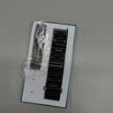 Lerobo Stainless Steel Band Compatible with Samsung Galaxy Watch Galaxy 7/6/5/4/6 4 Classic/5 Pro/Active 2 Metal Replacement Band for Men Women (Black)