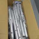 OasisSpace Heavy Duty Shower Chair with Back 500lb, EVA Padded Bath Seat with Height Adjustable Tube- Medical Tool Free Anti-Slip Shower Bench Bathtub Stool for Elderly, Senior, Handicap & Disabled