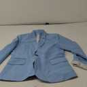 Lookbook Store Womens Notched Lapel Pockets Button Work Office Blazer Jacket Suit, Large