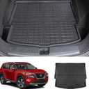 powoq Cargo Mat Compatible with 2021-2026 Nissan Rogue Trunk Mat Cargo Liner TPE Trunk Liner Replacement for 2021 2022 2023 2024 2025 2026 Nissan Rogue Accessories(No Sport Model)