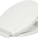 KOHLER K-26802-NY Impro ReadyLatch Quiet Close Round Toilet Seat, Soft Close Lid, Compatible with Round Toilets, Dune