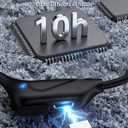 Open Ear Bone Conduction Headphones, Lightweight Sports Headset with Mic, 10 Hours Battery Life, Design for Safe Running & Outdoor Workouts