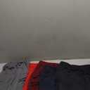 Real Essentials 5 Pack: Men's 5" Inseam Dry-Fit Running Workout Shorts - Pockets & Drawstring, 3XL