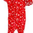 Adult Funny Halloween Costumes Christmas Onesie One Piece Pajamas for Women Men Holiday Jumpsuit Outfit Sleepwear (L)