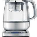 Breville BTM800XL Tea Maker Infuser and Water Kettle, 51 oz, Brushed Stainless Steel and Glass