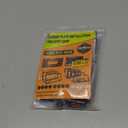 Anti Theft License Plate Screws- Black Security Bolts Fasteners for Front Rear Tag Frame Holder, 1/4'' M6 Stainless Steel Car Truck Motorcycle Mounting Hardware Kit- Screws Caps Insert Nuts