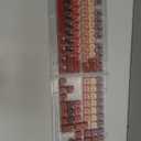 PBT Keycaps, Glossy Red Lipstick Jelly Keycaps MOA Profile, 128 Keys Elegant Cute Custom Key caps for 61/68/84/87/98/100 Cherry Gateron MX Mechanical Keyboards, No Tear & Never Fades