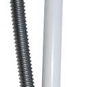 Attwood 11596-2 Emergency Hand-Operated Livewell Bilge Pump with Removable 32-inch Hose, White