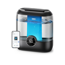 Dreo Smart Humidifiers for Bedroom, 6L Top Fill Supersized Cool Mist Humidifier for Large Room, 60 Hour Runtime, Quiet Ultrasonic Humidifiers for Plants, Baby, Indoor, Home, Night Light, Black