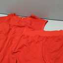 Nirovien Women 2 Piece Outfits Workout Sets Summer Matching Lounge Set Tunic Tops and Biker Short Sets (Large, Red)