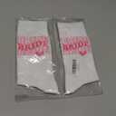 Pink Heart Bride Socks Collection  Bride & Team Bride Embroidered Wedding Socks for Women, Bachelorette Party Gifts