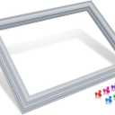 Upgraded WPW10443324 W10443324 Freezer Door Gasket Compatible with Maytag Kenmore Refrigerator Door Gasket W10180624 Freezer Seal Replacement For Whirlpool Refrigerator Door Seal AP6021484 PS11754808