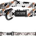 Tuff Pupper Premium Adjustable Dog Collar for Medium Boy & Girl Dogs, Stylish Pattern Collars Designed in USA, Quick Release Buckle, NativePath Print, Medium (1 Inch Wide x 13-18 Inch Neck)