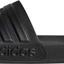 adidas Unisex Shower Slide Sandal, Core Black/Core Black/Core Black, 11 US Men