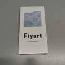 Fiyart Designed for iPhone 16 Case Cute Flowers with Strap Soft TPU Phone Cover Protective Camera Lens Protection for Women Men Floral Bumper with Stand 6.1"-Blue