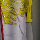 fun shack 80s Rock Costume for Men, Rocker Outfit, 80s Band Attire, Mens Singer Costume, Retro Rocker Look (Medium)
