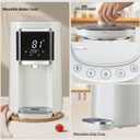 OCTAVO Water Boiler & Warmer 5 Liter, 304 Stainless Steel Water Tank, 700 Watt 6 Adjustable Water Temperature, LCD Touch Control Screen, Child Lock with Water Shortage Indicator