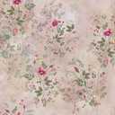 Vintage Floral Peel and Stick Wallpaper, Self-Adhesive Removable Vinyl, for Home Bedroom Cabinets Thicken, Delicate Flowers, 44 cm x 300 cm