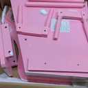 HONEY JOY Classical Kids Piano, 30-Key Mini Grand Piano with Music Stand and Bench, Wooden Musical Instrument Toy w/Lid & Music Rack, Gift for Boys Girls Ages 3+ (3 Straight Leg-Pink)