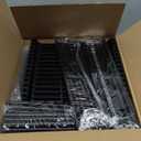 6-Tier Shoe Storage Cabinet with Hard Flip Doors, Fabric Cover, Holds 1824 Pairs, Enclosed Dustproof Shoe Rack Organizer for Entryway, Closet & Bedroom, Shoe Shelf, Black, 27.8" x 12.0" x 41.9"